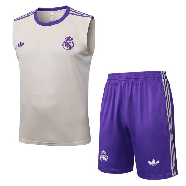 2026 Real Madrid Apricot Training Set Shirt and Shorts