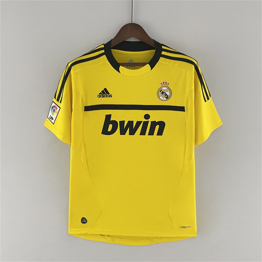 Real Madrid Retro 11/12 Yellow jersey Fan Version