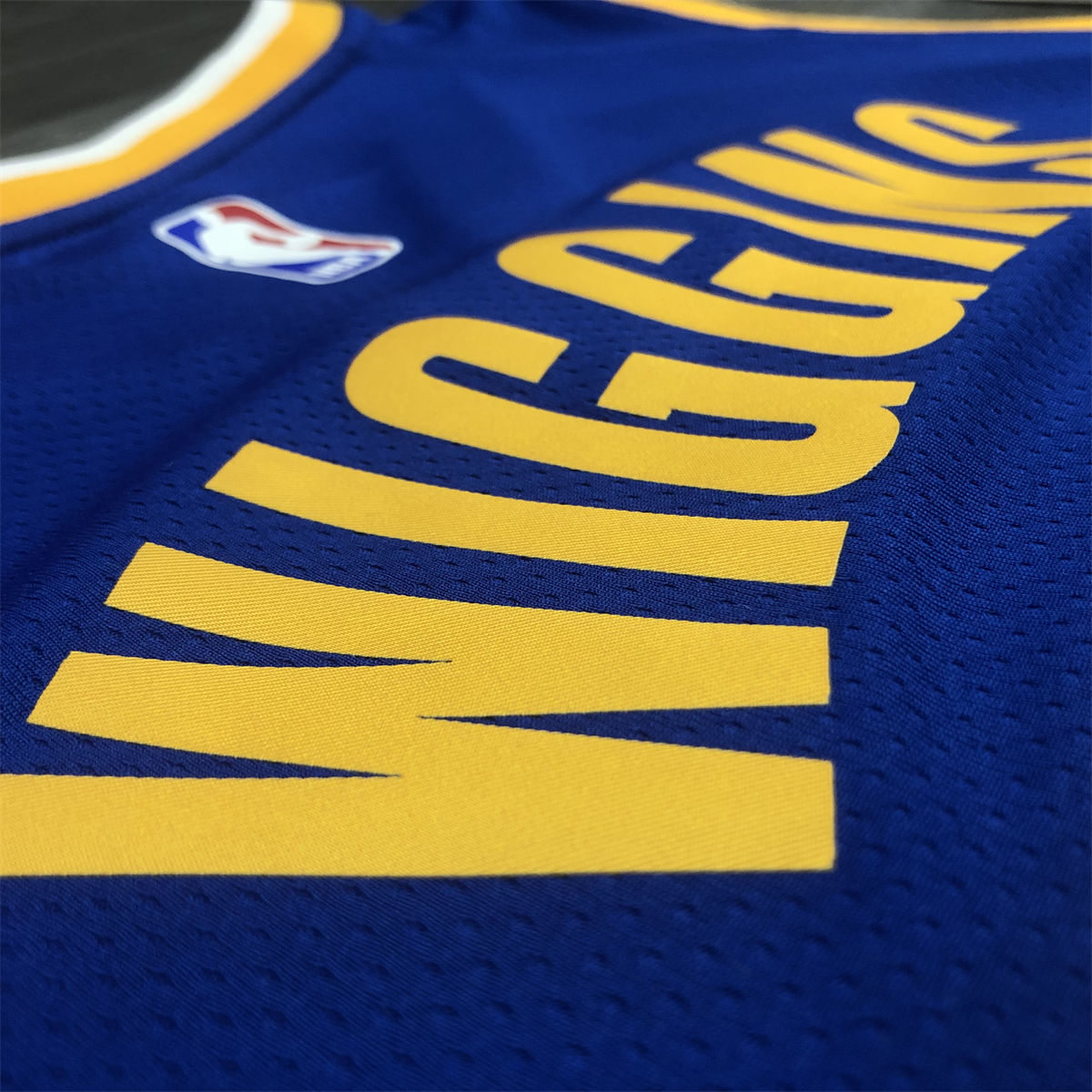 NBA Golden State Warriors V neck Blue Jersey WIGGINS#22 S-XXL
