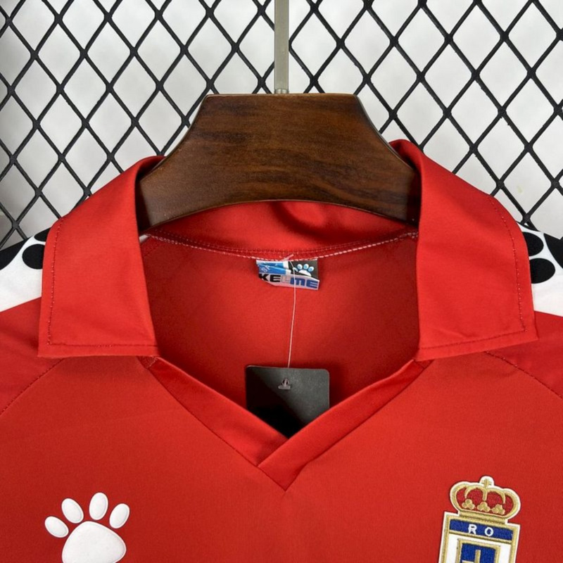 Retro Real Oviedo 90/91 Away jersey Fan Version