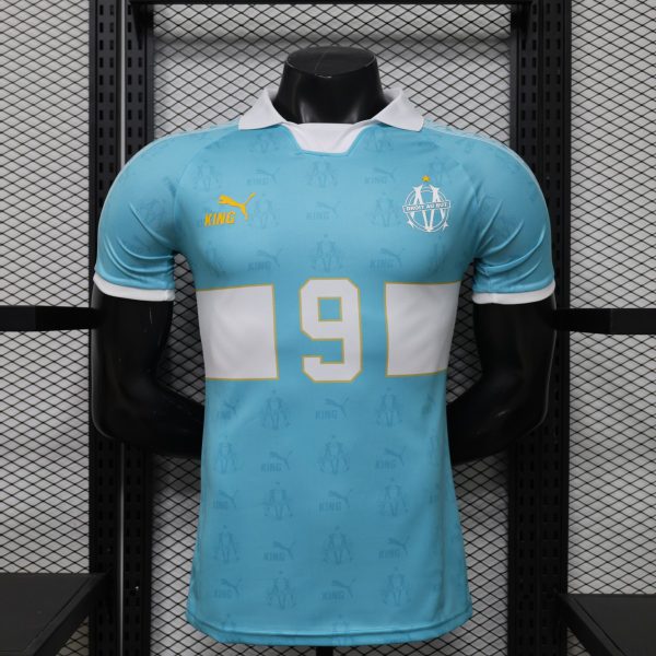 2026 Marseille Vintage Style Jersey #9 Player Version
