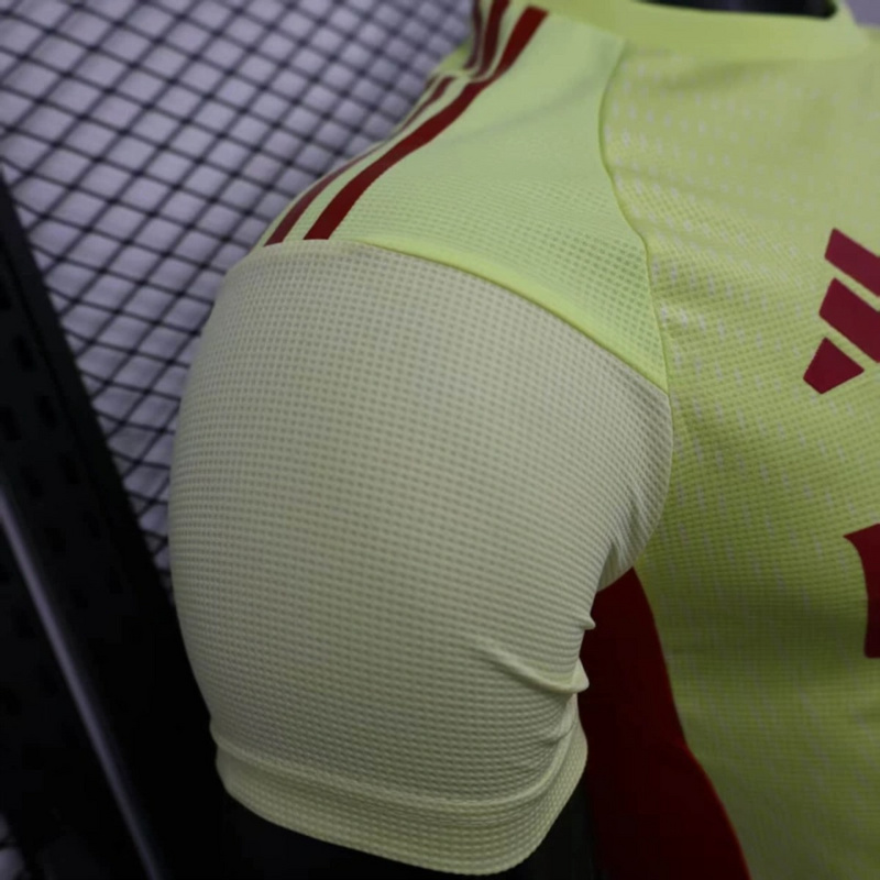 2025/26 Arsenal Yellow goalkeeper jersey Player Version