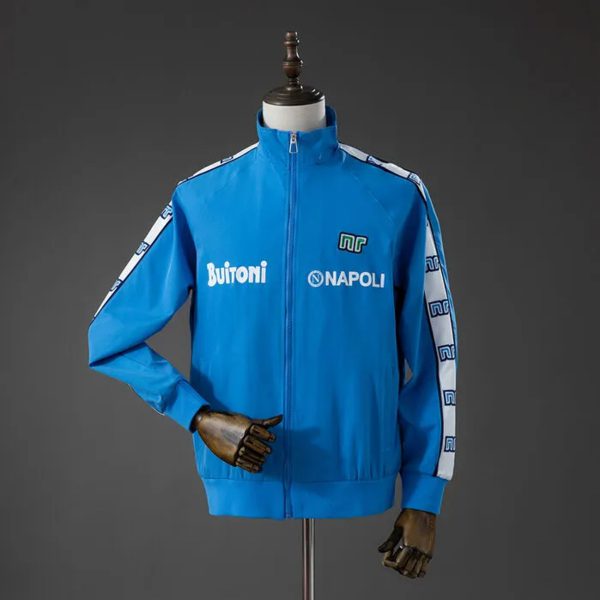 1987/88 SSC Napol Vintage Style Jacket Windbreaker
