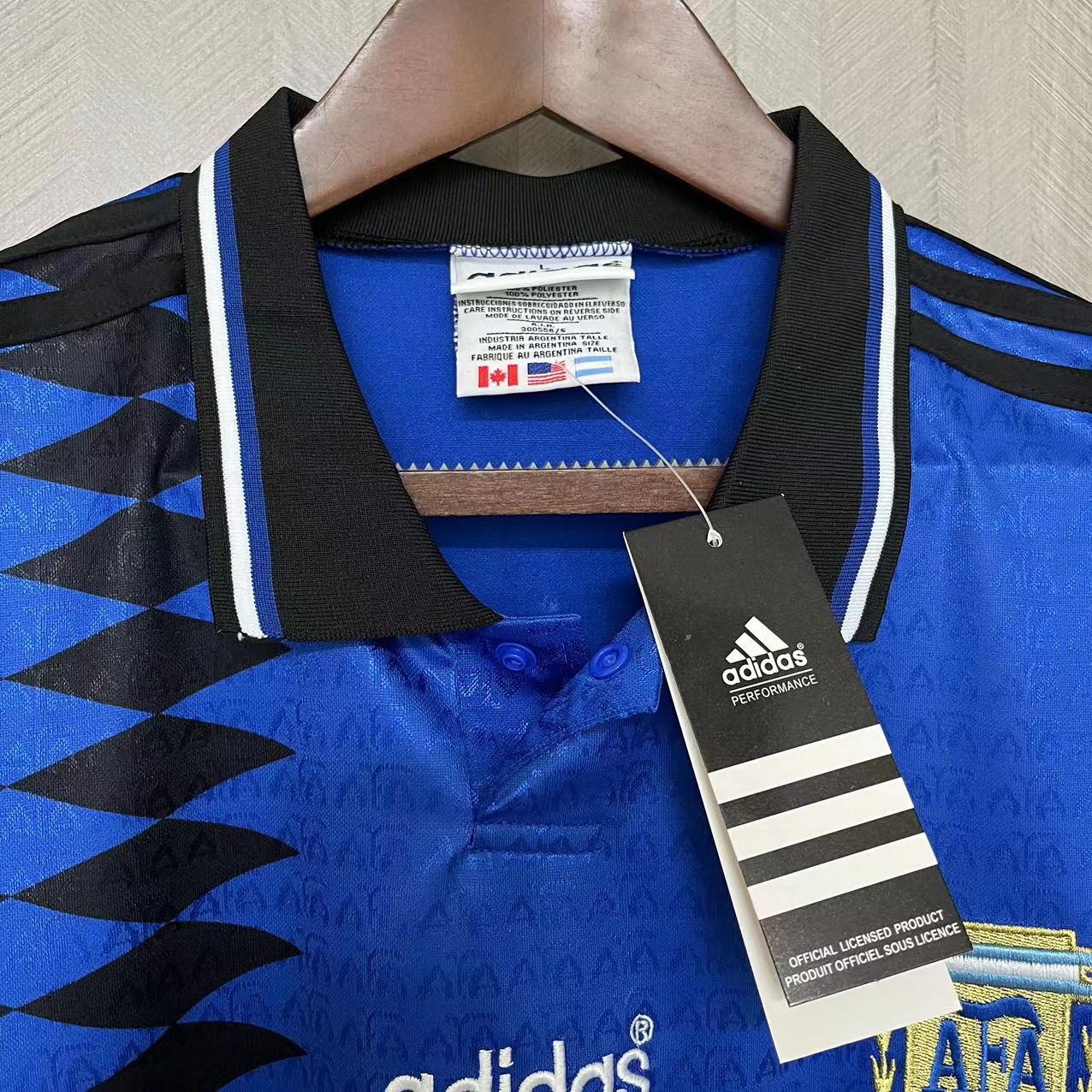 Retro Argentina 1994 Away jersey Fan Version