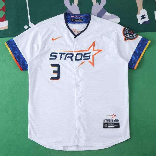 MLB 2025 Houston Astros White Jersey