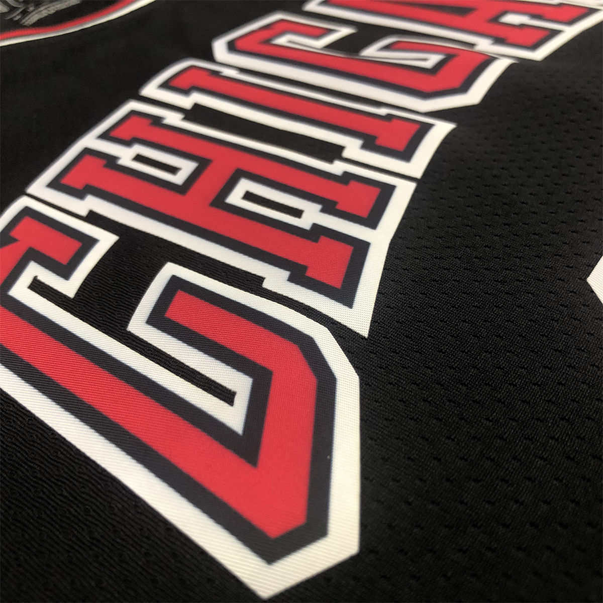NBA Chicago Bulls Round neck Black Jersey JORDAN#23 S-XXL