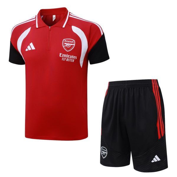 2026 Arsenal Red Training Set Shirt and Shorts