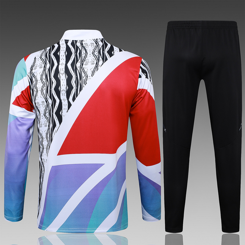 24/25 Arsenal Red white green Long-sleeved half-pull training kit Football team kit