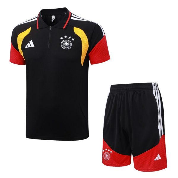 2026 Germany Black Training Set Shirt and Shorts
