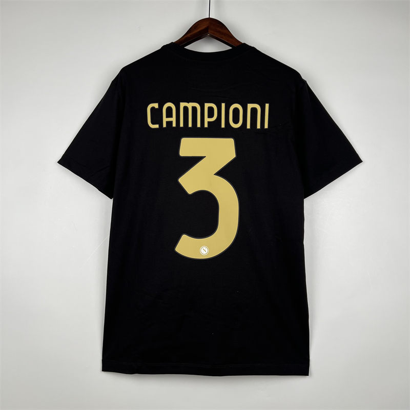 2023/24 Naples Black Jersey Fan Version