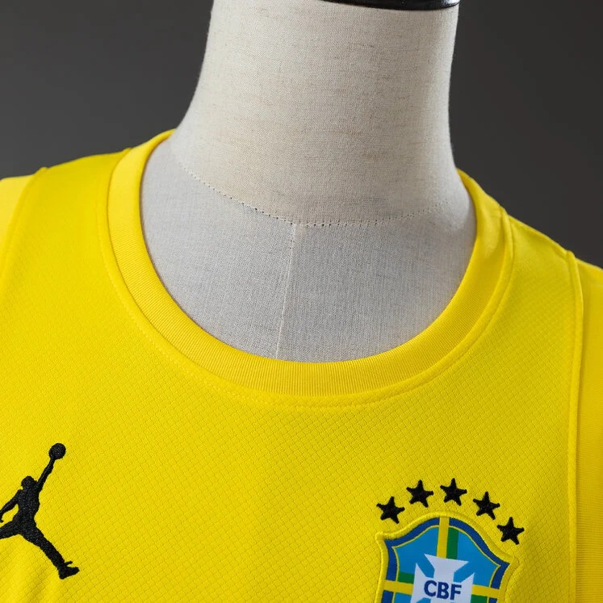 2026 Brazil x Jordan Training Yellow Vest Fan version