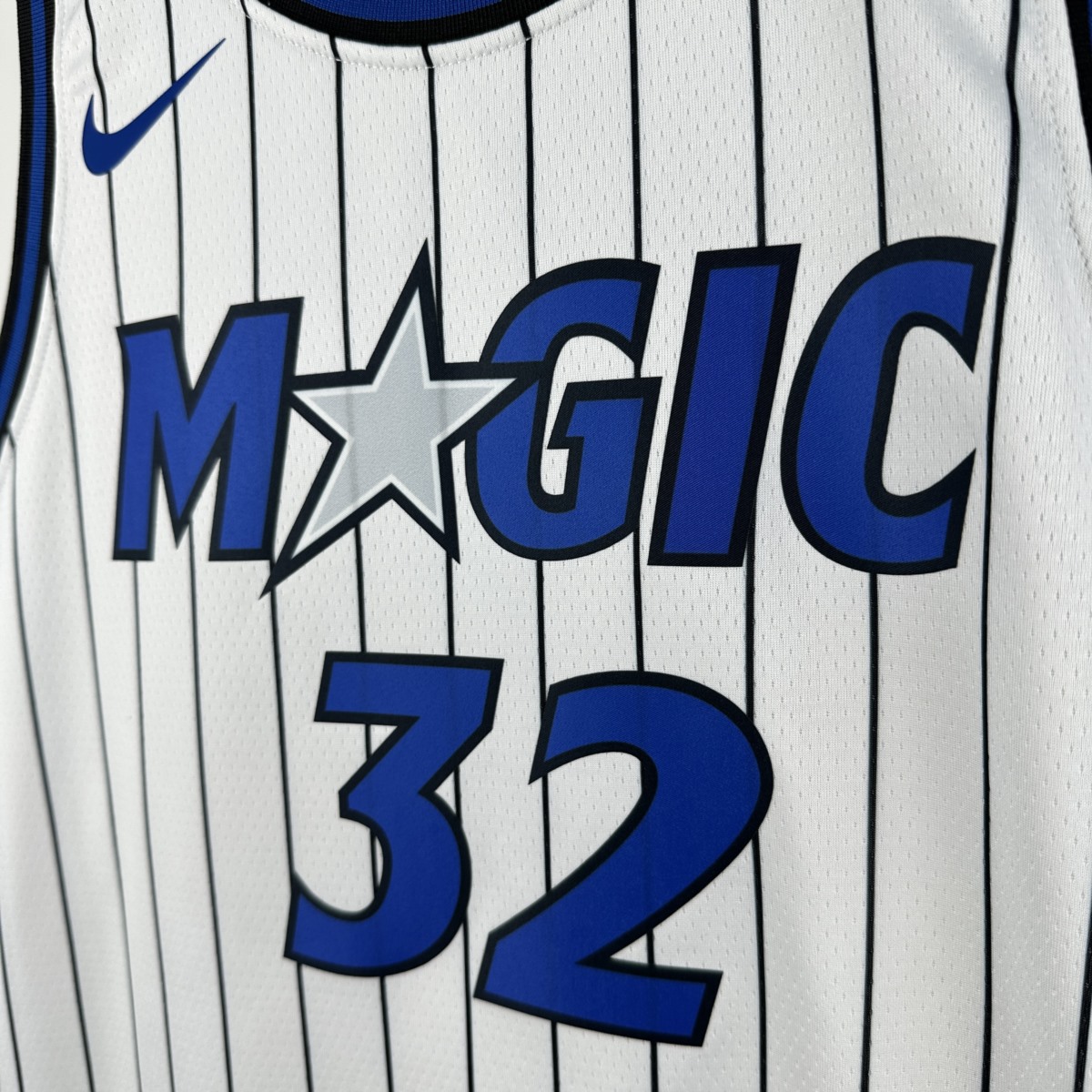 NBA Orlando Magic 2025 Round Neck Home White Jersey O'NEAL#32 S-XXL