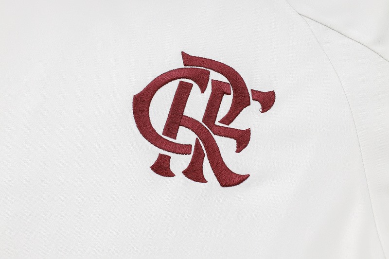 24/25 Flamengo white Training Set Shirt and Shorts