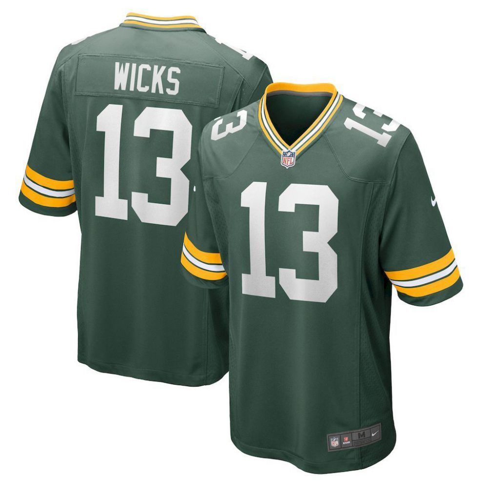 NFL Green Bay Packers Jeysey WICKS #13