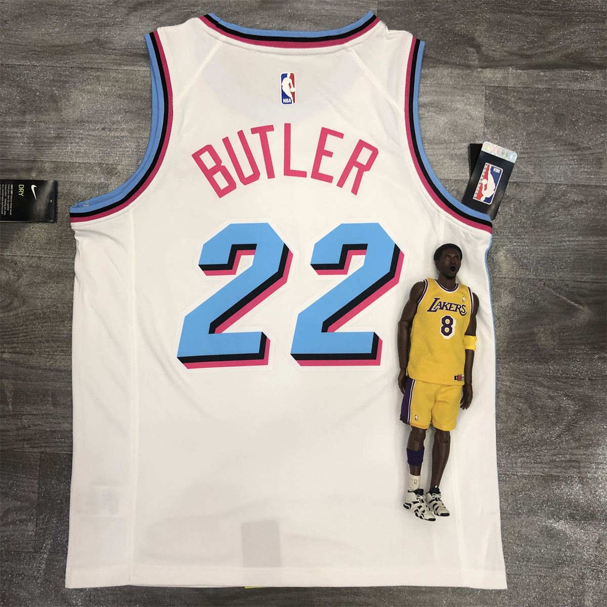 NBA Miami Hearts round neck White Jersey Butler #22 S-XXL