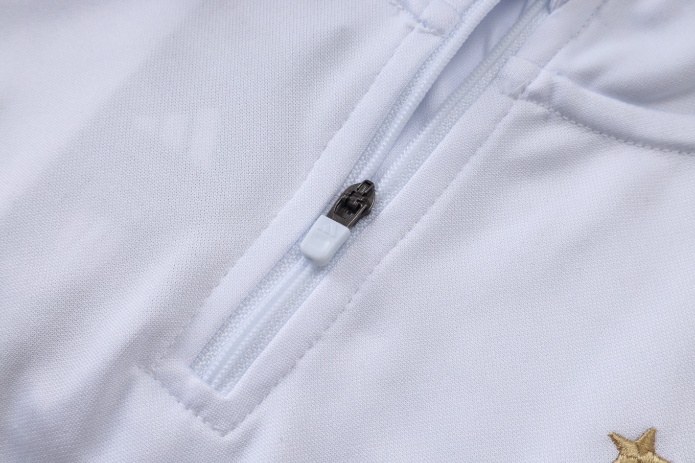 2026 Italy White Long-sleeved half-pull training kit