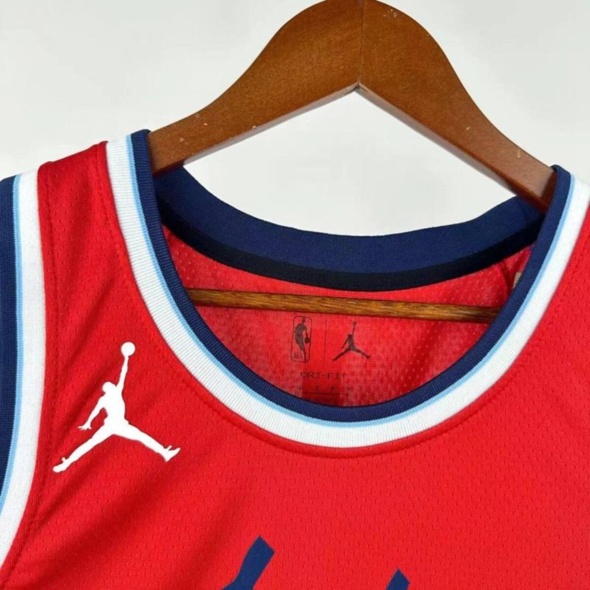 NBA Los Angeles Clippers 24/25 Round Neck JORDAN Edition Red Jersey PAUL#3 S-XXL