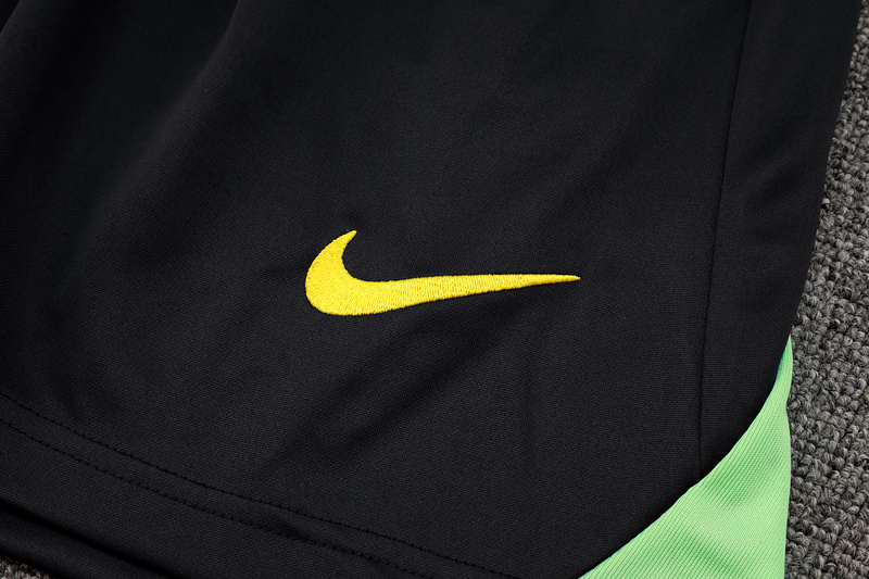 24/25 Brazil Black Training Set Shirt and Shorts