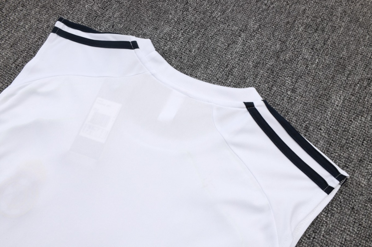 2026 Real Madrid White Training Set Shirt and Shorts