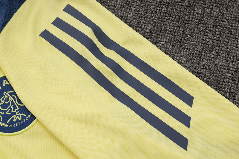 24/25 Ajax Light yellow Long-sleeved half-pull training kit Football team kit