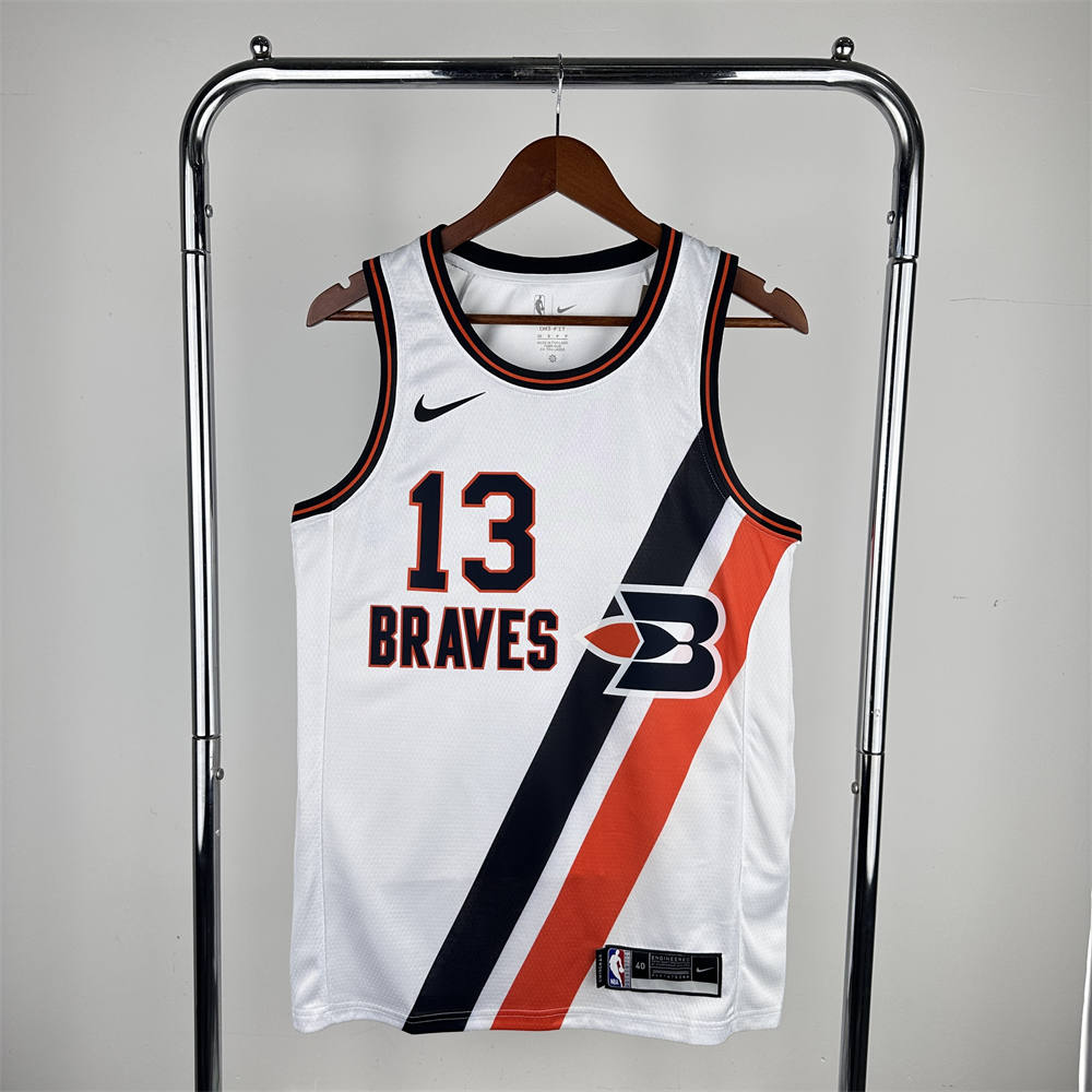 NBA Los Angeles Clippers 2020 Round Neck City Edition White Jersey GEORGE#13 S-XXL