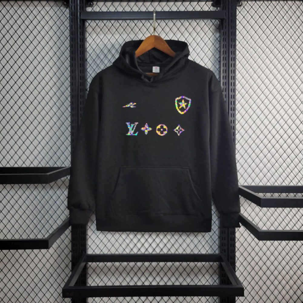2025 Botafogo Black Hoodie Sweater Sport Unifom