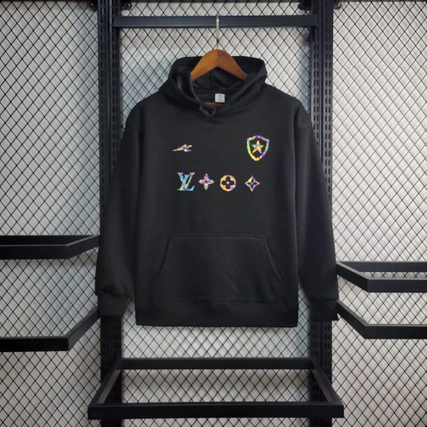 2025 Botafogo Black Hoodie Sweater Sport Unifom