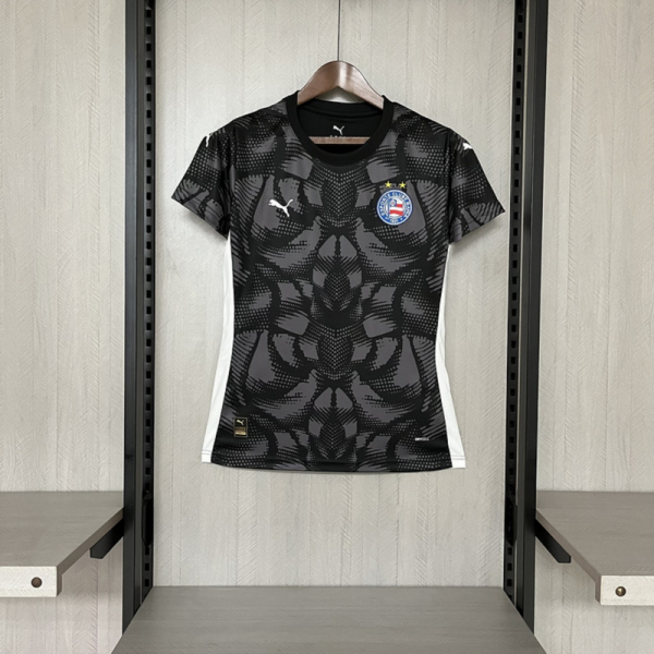 2025/26 Bahia Goalkeeper Black  Women's Jersey Fan Version