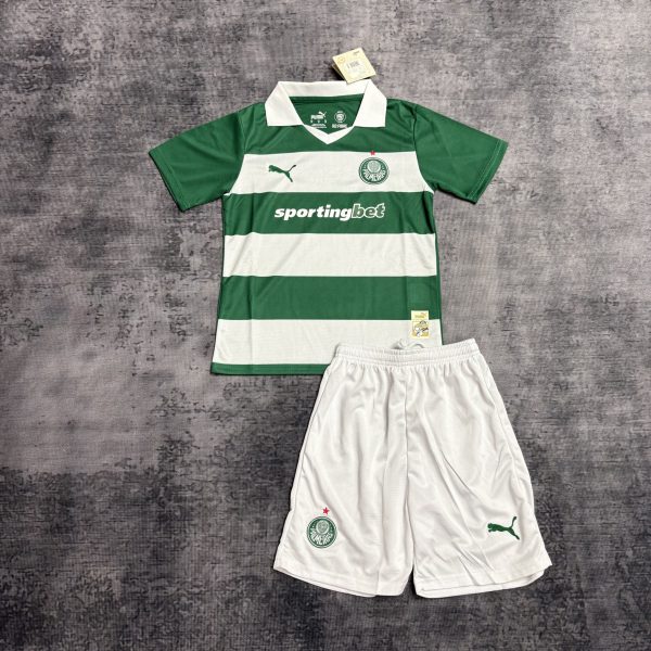 25/26 Palmeiras Special Edition Green jersey Kid Kits size: 16-28