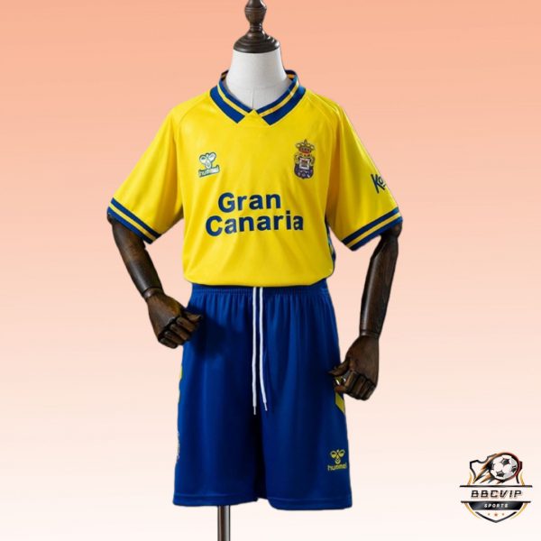 2025/26 Las Palmas Home jersey Kid Kits Size 16-28