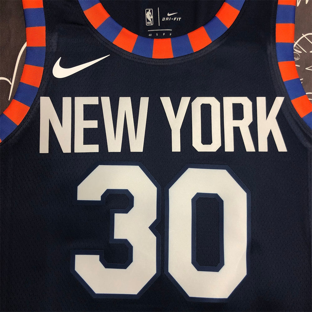 NBA New York Knicks Round Neck Black jersey S-XXL