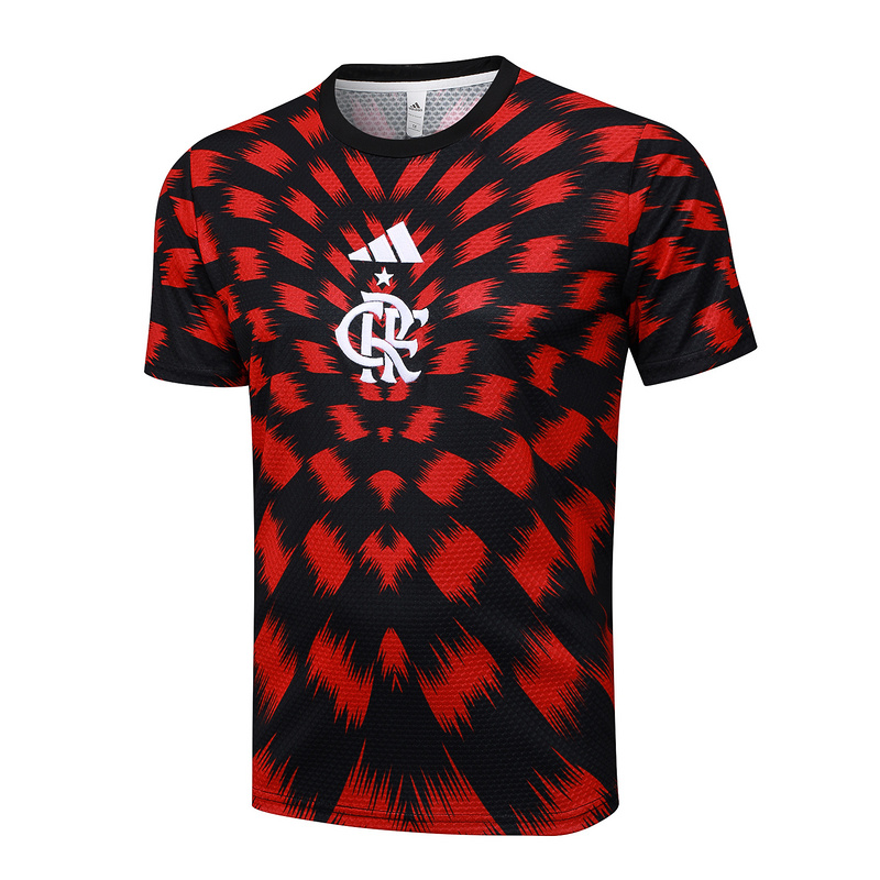 2025/26 Flamengo Red Black Training Set Shirt and Shorts