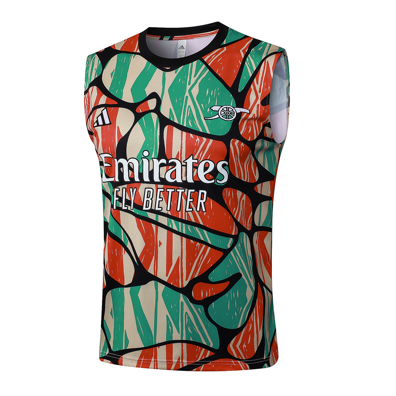 24/25 Arsenal Red Green Training Set Shirt and Shorts