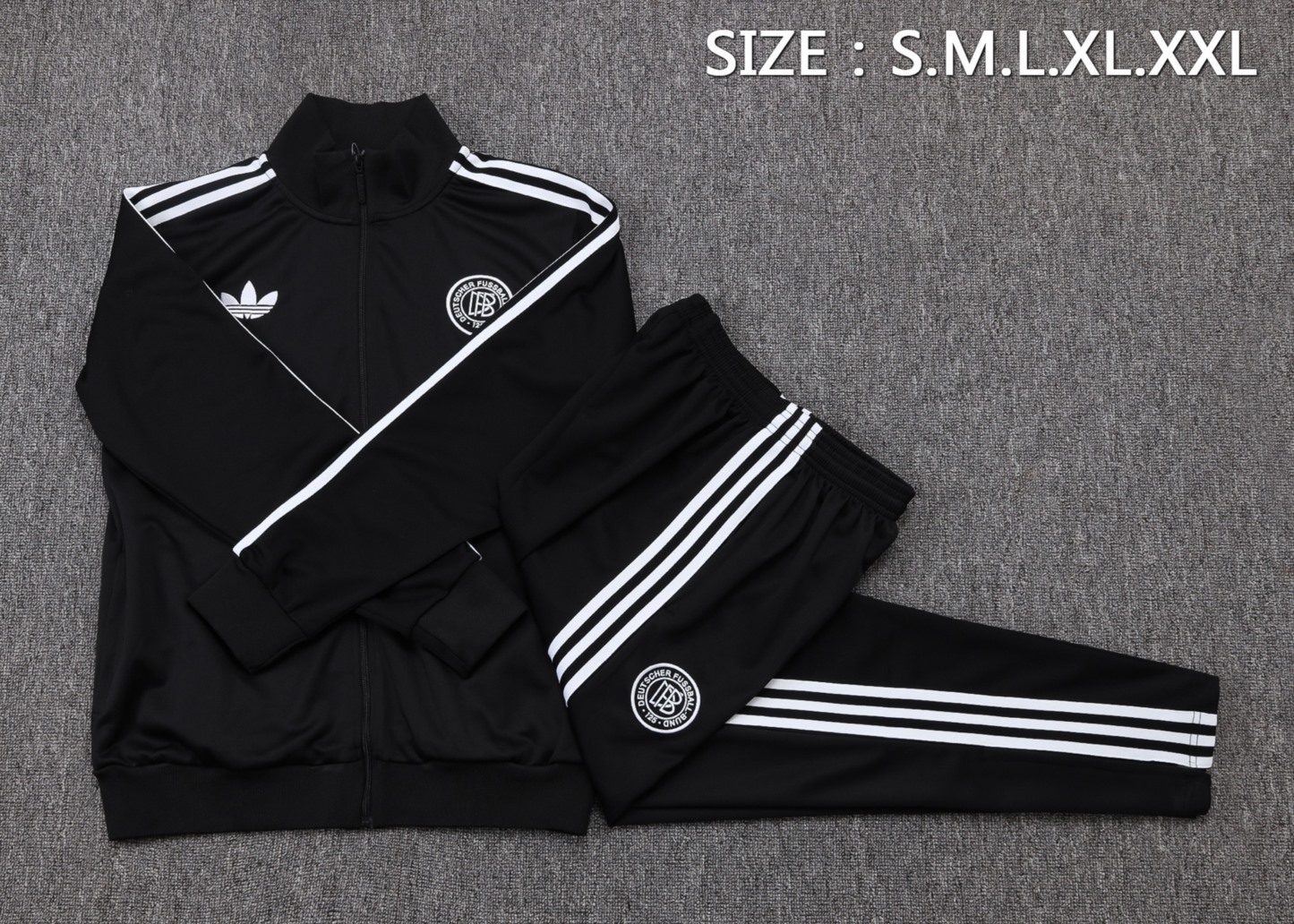 2025/26 Germany black Jacket Training Suit Set Football Team Shirt Sports Fashion