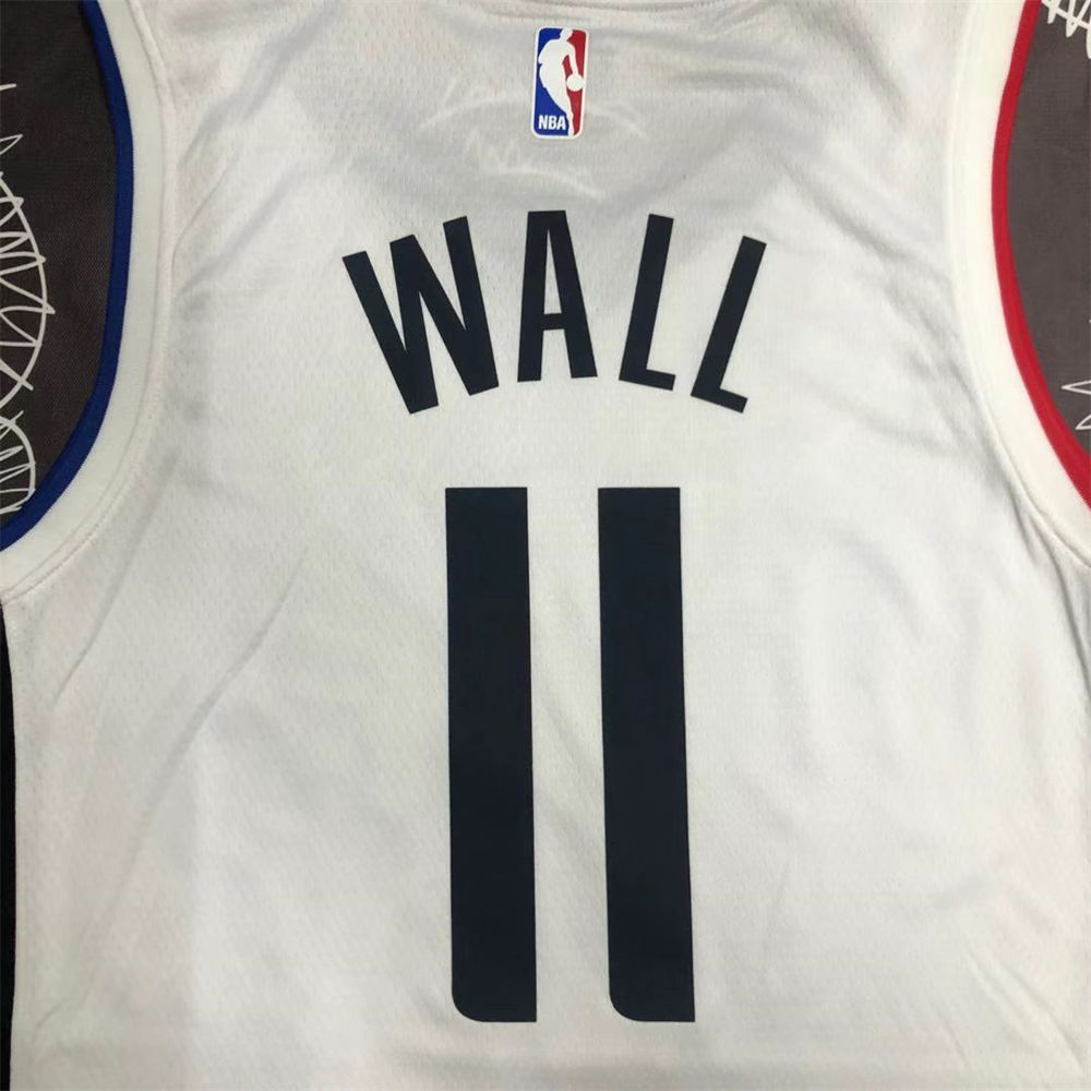 NBA Los Angeles Clippers V-Neck White Jersey WALL#11 S-XXL