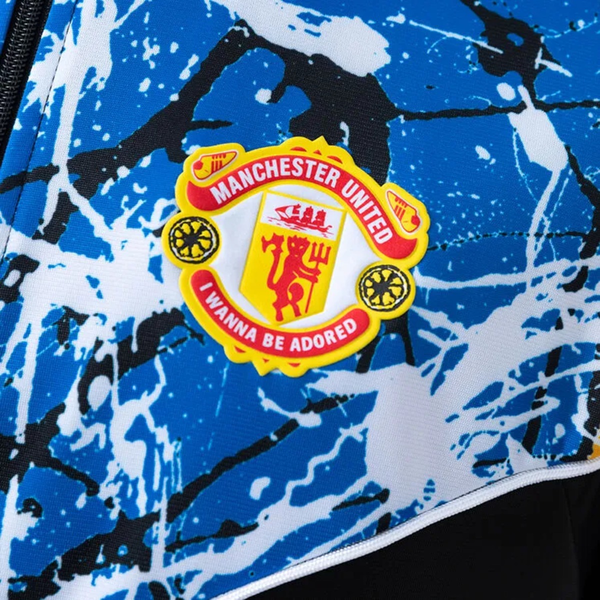 2026 Manchester United CO-Branded Black Windbreaker Sport Unifom