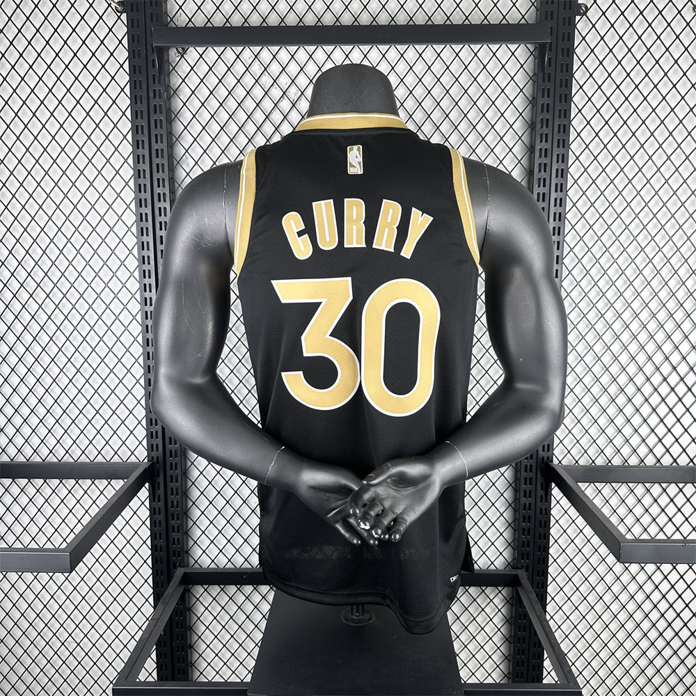 NBA Golden State Warriors 2024 Honor Edition Black Jersey CURRY#30 S-XXL