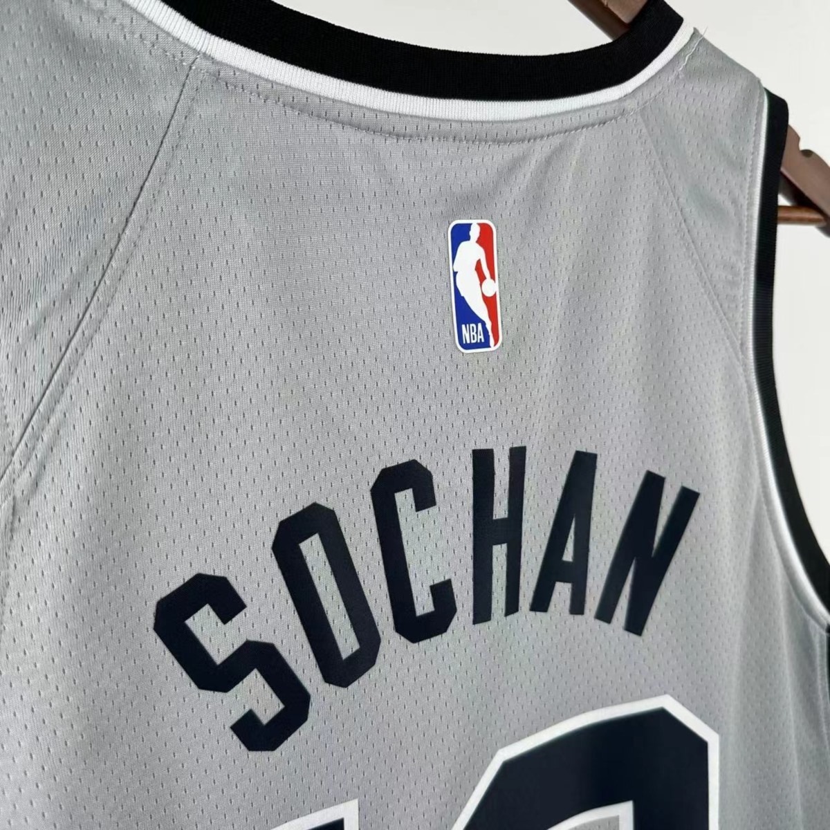 NBA 2026 San Antonio Spurs Grey jersey SOCHAN#10