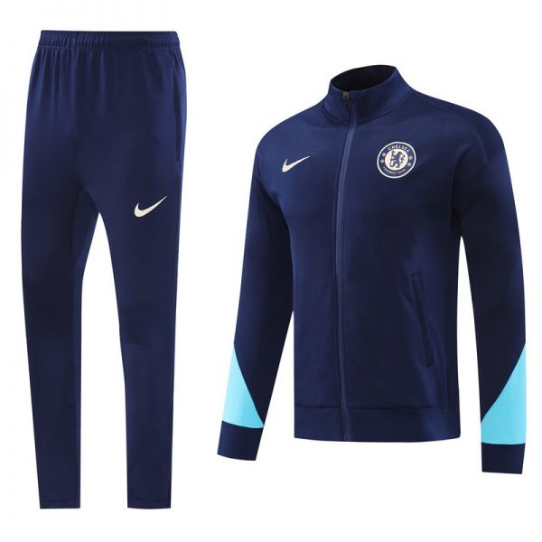 2024 Chelsea Royal Blue Jacket Training Suit Set Football Team Shirt Sports Fashion