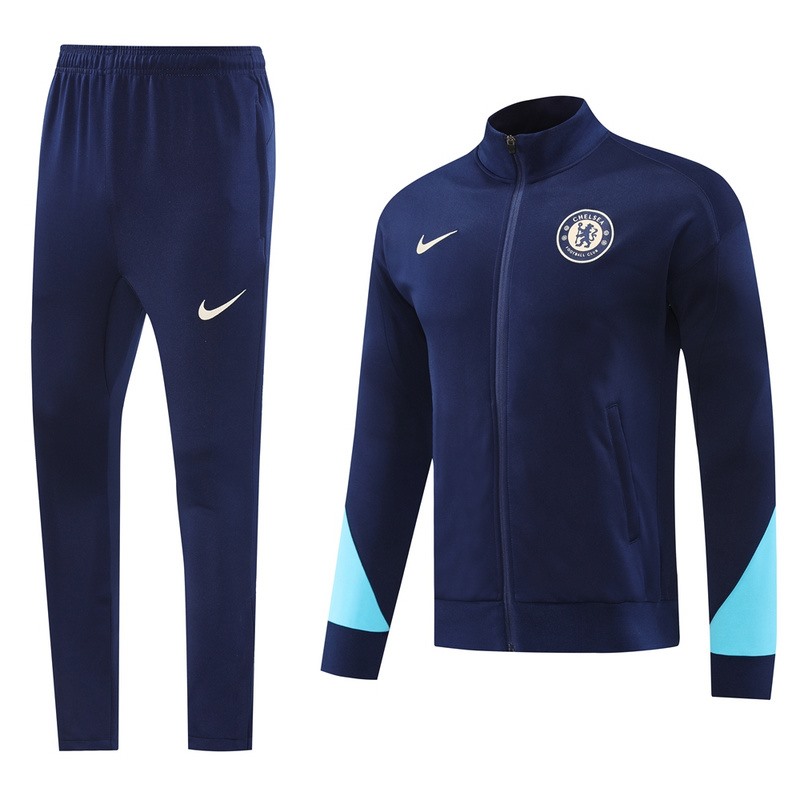 2024 Chelsea Royal Blue Jacket Training Suit Set Football Team Shirt Sports Fashion