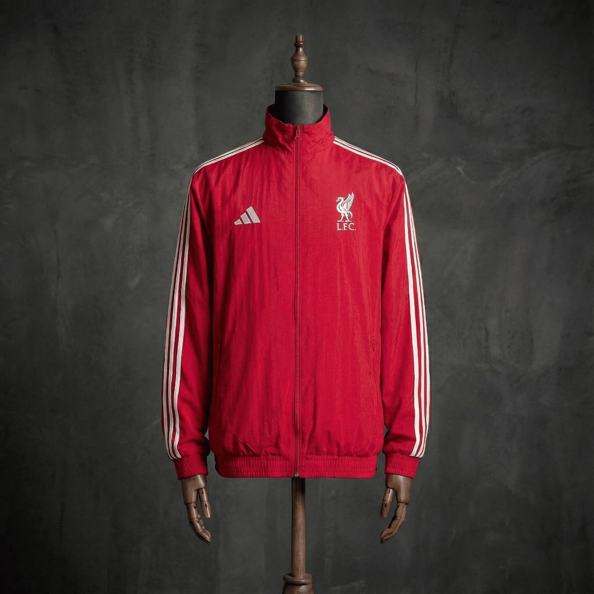 2026 Liverpool Red and White Reversible Jacket Windbreaker Sport Unifom