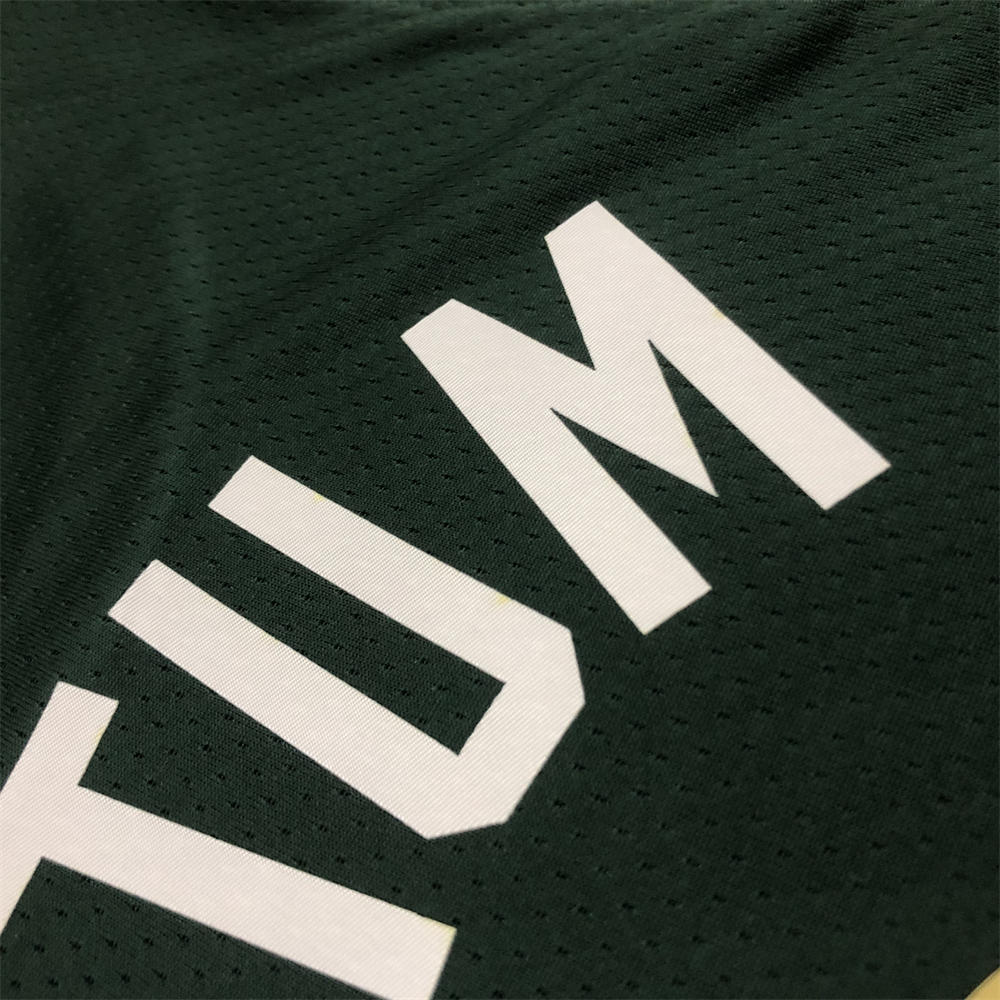NBA Boston Celtics Round neck Deep Green Jersey Tatum#0 S-XXL