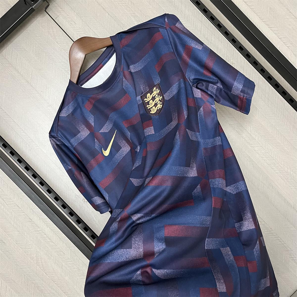 2024/25 England Euro Pre-match training uniform Jersey Fan Version