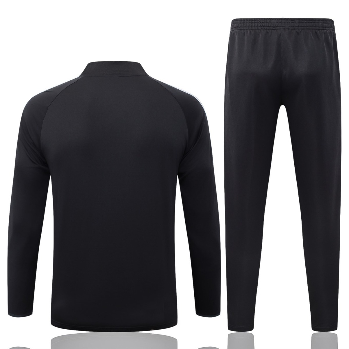 2026 Germany Dark gray Long-sleeved half-pull training kit