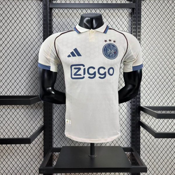 2025/26 Ajax Second Away Beige jersey Player Version