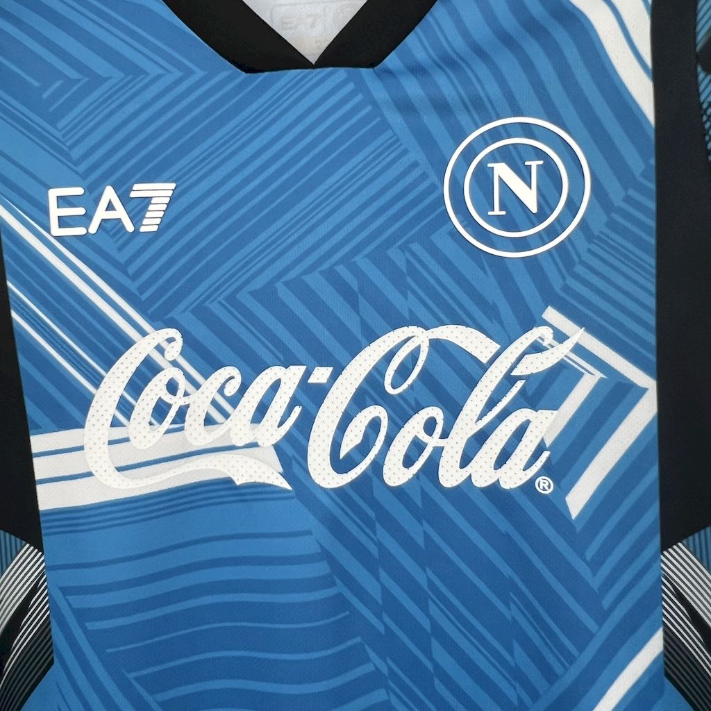 2024/25 Napoli Coca-Cola Joint edition jersey Kid Kits Size 16-28