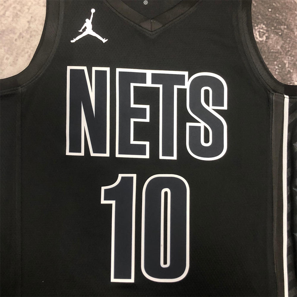 NBA Brooklyn Nets V-Neck Black Jersey SIMMONS#10 S-XXL