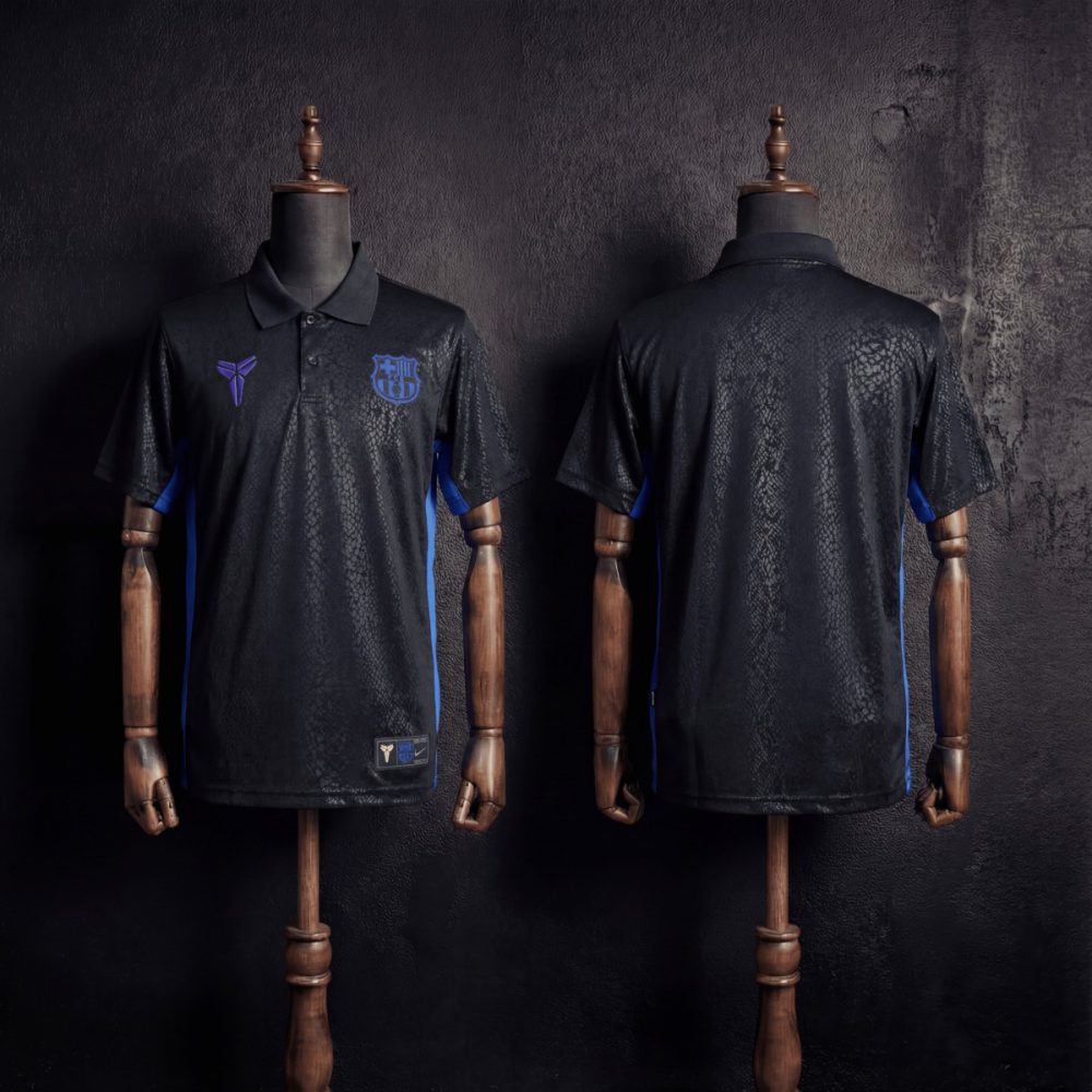 2025/26 Barcelona Training Black Polo Fan version