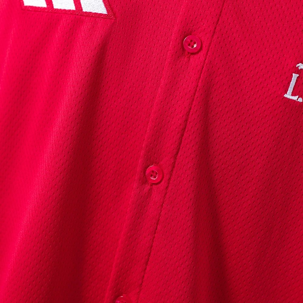 2025/26 Liverpool US Pack Full-Button Baseball Red jersey Fan version
