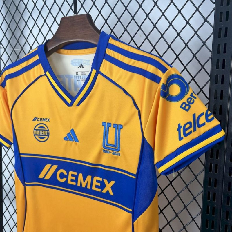 2025/26 Tigres UANL Home jersey Kid Kits Size 16-28